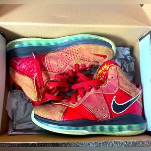 Nike LeBron 8 VIII BG GS Empire Jade DH3236-600 Size 5.5Y